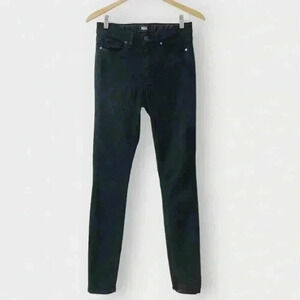 PAIGE Hoxton Ultra Skinny Black Jeans, Size 27